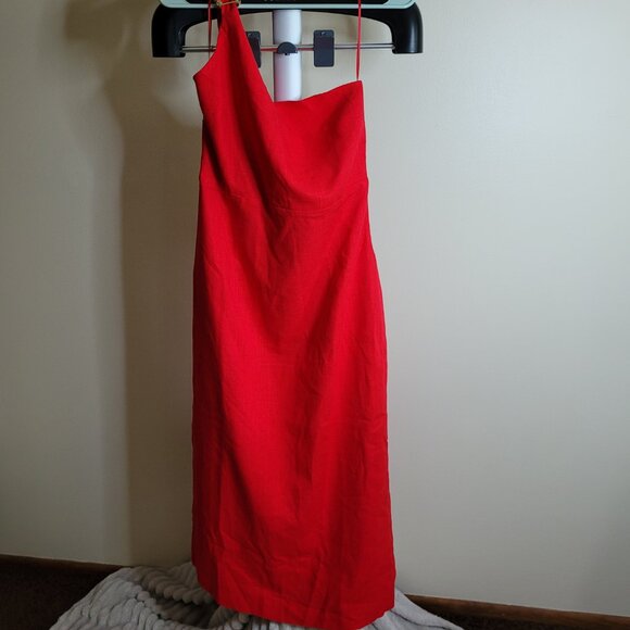 Tuckernuck Hyacinth House One Shoulder Midi Dress - Picture 8 of 16